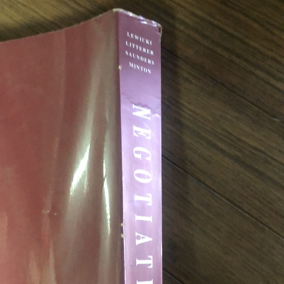 Negotiation book  [Second Edition] Litterer, Minton, Saunders, David M. Lewicki, - Picture 12 of 16